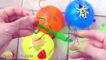 Finger Family Insects Water Wet Balloons Learn Colors Nursery Rhymes Songs for Babies EggVideos.com