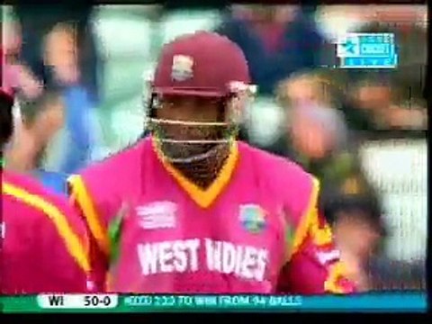 Chris gayle Punching Lee