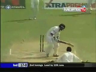 Shoaib Akthar vs Gautham Ghambhir Bowled Slow Ball
