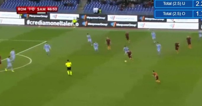 Edin Džeko Goal HD- AS Roma 2-0 Sampdoria - 19.01.2017 HD