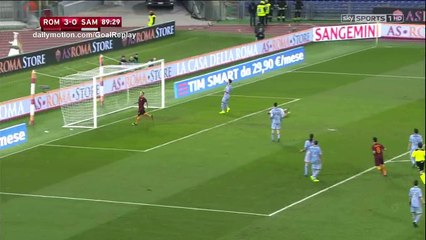 Radja Nainggolan second Goal HD - AS Roma 4 - 0 Sampdoria - 19.01.2017