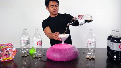 WUBBLE BUBBLE DIET COKE MENTOS EXPERIMENT!