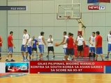 NTVL: Gilas Pilipinas, bigong manalo kontra South Korea sa Asian games sa score na 95-97