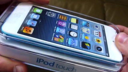 NEW iPod Touch 5G Blue Unboxing (HD) 2012