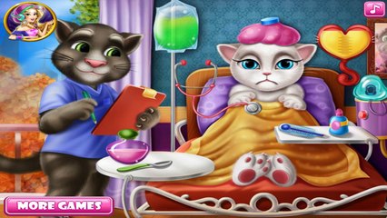 Talking Angela Flu Doctor - Cartoon Games For Kids