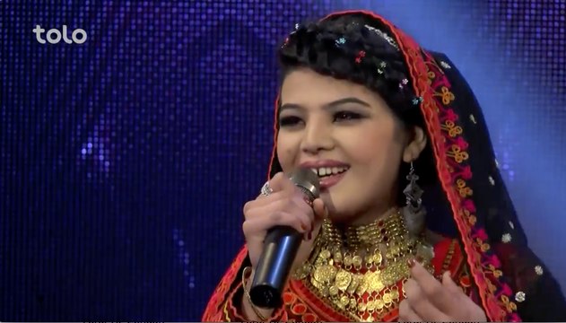 Afghan Star S 12 - Top 8 Elimination - Zulala Hashemi & Hashmat Amini