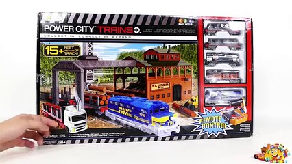 TRAINS AND CARS FOR KIDS: PowerTrains American Bullet Train & Cars for Kids Toys Review Ca