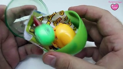 3 Surprise Eggs Cosby Surprise Ball Finding Nemo Dory Fish Feeding Duck Jumping Monkey Surprise Toys