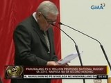 24 Oras: Panukalang P2.6-T proposed national budget sa 2015, naipasa na sa second reading