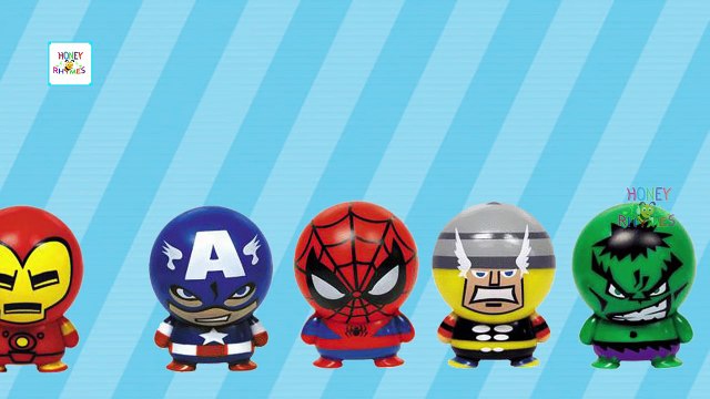 Super Heros Finger Family | Hulk Spider Man Iron Man Cartoon Animation Nursery Rhymes for Children
