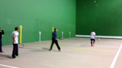 Frontenis 3ª partida 2ªB Rivas vs Torrejón ultimos tanto  set 3