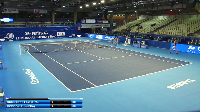 Elisa DUSSOURT (FRA) vs Lois BOISSON (FRA) - 2ème tour pré-qualifications nationales - Les Petits As 2017
