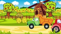 Tractor y Camión Para Niños - Caricaturas de carros - La zona de construcción - Carros para niños