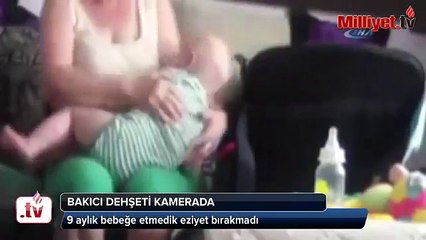 9 aylık bebeğe korkunç eziyet! +18
