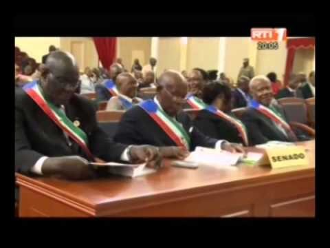 Guinée Equatoriale: Cérémonie d`ouverture de la 1ère session de la Chambre des députes