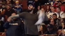 Angry Chargers Fan THROWS Shirt at Owner Dean Spanos at Team Rally, Gets Kicked Out