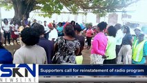 Supporters call for reinstatement of radio program