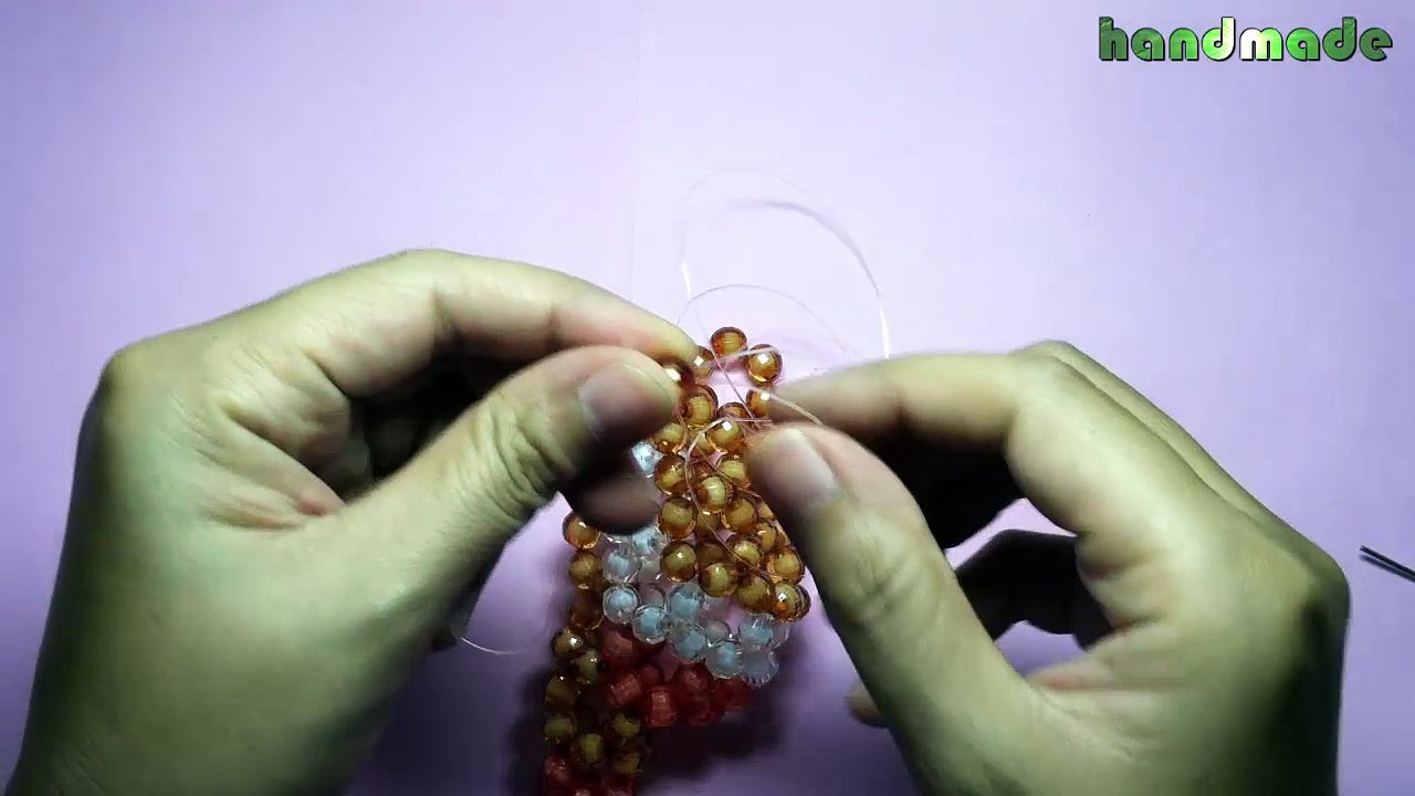 Hướng dẫn kết hạt cườm- Con gà trống-  tuổi dậu(2/5)