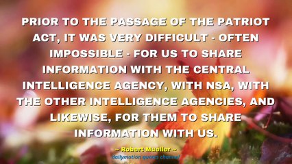 Robert Mueller Quotes #2
