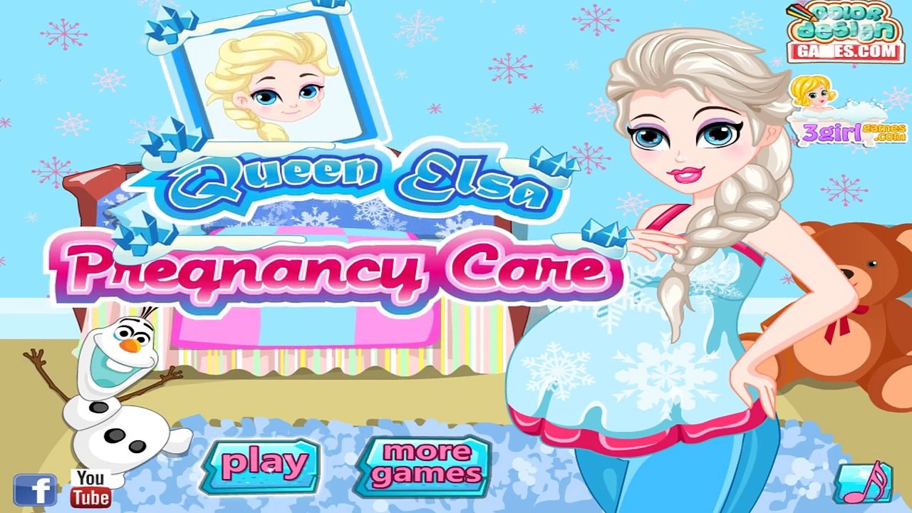 Queen Elsa Pregnancy Care - Disney princess Frozen - Best Baby Games For Little Girls