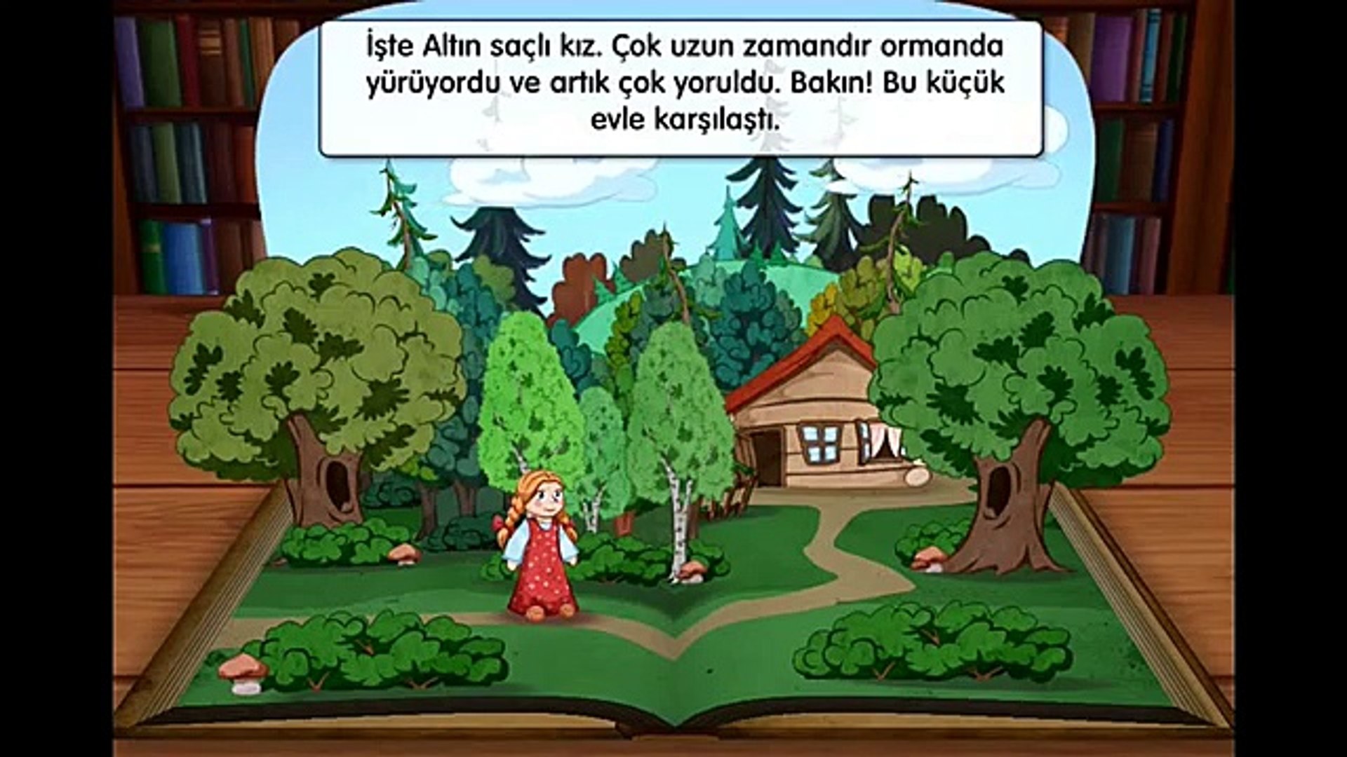 ⁣Altın saçlı kız ve üç ayı