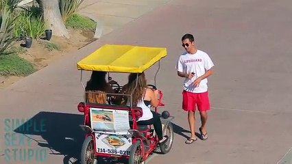 FAKE LIFEGUARD PRANK ON HOT BIKINI GIRLS!