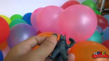 Balloons toys cars in a box videos | Putting kids toys into balloons | Disney balloons toys kids