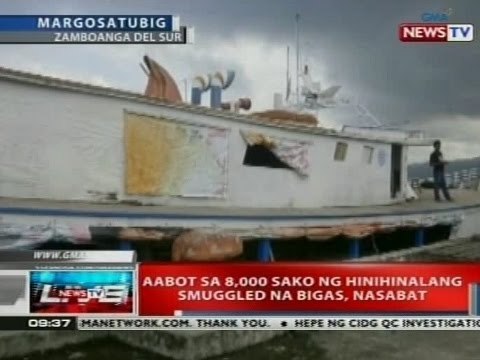NTVL: Aabot sa 8,000 sako ng hinihinalang smuggled na bigas, nasabat