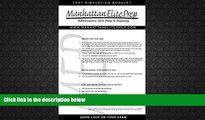 Read Book Manhattan Elite Prep Erasable GMAT Booklet with Pen (Manhattan Review) Manhattan Elite