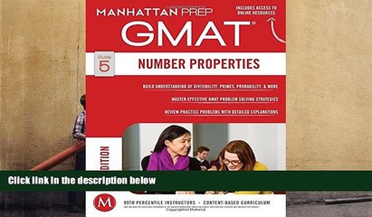 Read Book GMAT Number Properties (Manhattan Prep GMAT Strategy Guides) Manhattan Prep  For Kindle