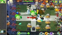 Plants Vs Zombies 2: Tricks and Treats The Lawn of Doom - Night 2