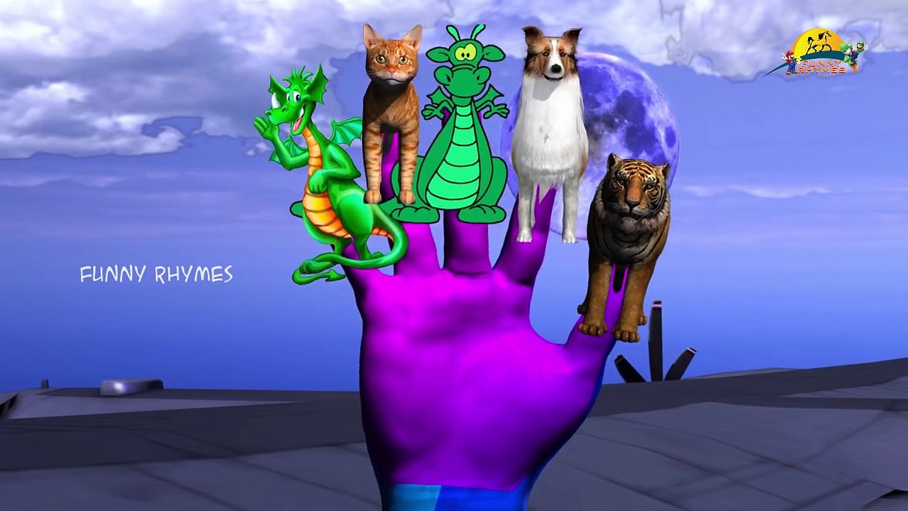 Dinosaurs Finger Family 3d Nursery Top Popular animated children English rhymes