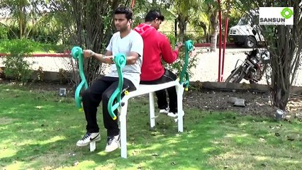 Bench With Fixed Dumbells