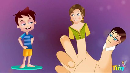 The Finger family (daddy finger) - Nursery Rhyme with Lyrics