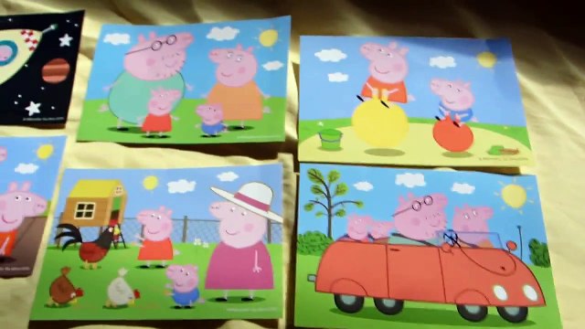 Свинка Пеппа. Эрик собирает кубики пазл про Пеппу и её друзей.