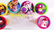 Disney Frozen Sheriff Callie Toy Story Play-Doh Surprise Eggs Tubs Dippin Dots Learn Colors Episodes