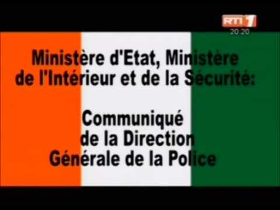 RTI Edition de 20H du JT du jeudi 29 janvier 2015