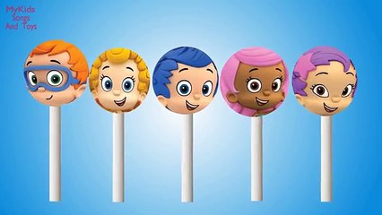 LOLLIPOPS BUBBLE GUPPIES FINGER FAMILY SONG POPSICLE (DADDY FINGER SONG ) My Kids Song & Toys