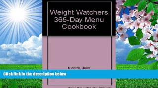 [Download]  Weight Watchers 365-Day Menu Cookbook Weight Watchers International For Ipad