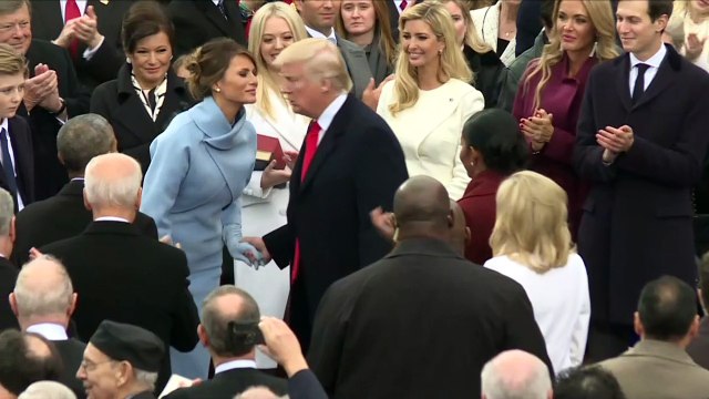 Donald Trump officially sworn in as president