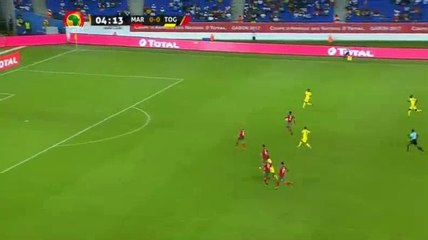 Mathieu Dossevi Goal - Morocco 0-1 Togo - 20.01.2017ᴴᴰ