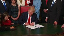 Trump signs paperwork officially making him president
