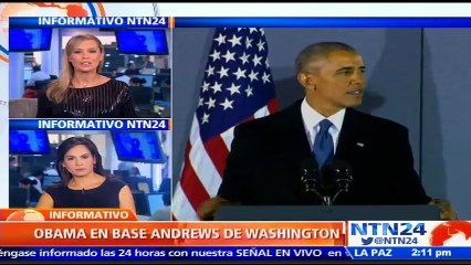 "Seguiré trabajando por todos ustedes": Barack Obama tras dejar la presidencia