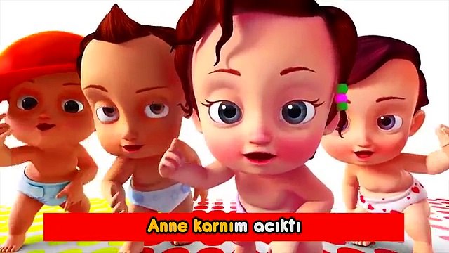 Anne Karnım Acıktı Yeni Versiyon ( Altyazılı ) - Çocuk Şarkıları 2016