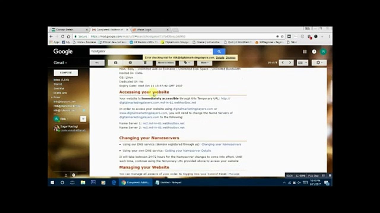 How to quick install Wordpress on Hostgator hosting servers
