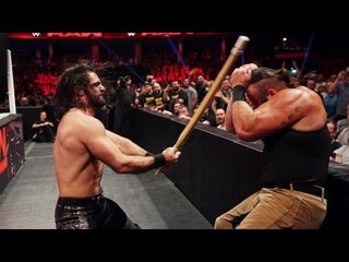 Seth Rollins vs. Braun Strowman Raw, Jan. 9, 2017