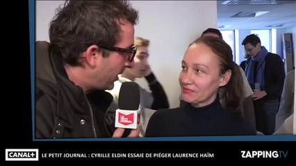 Le Petit Journal : Cyrille Eldin essaie de déstabiliser Laurence Haïm au QG de Macron (Vidéo)