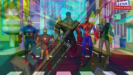 Superheroes 3d Finger family Songs | Superheroes Boxing Cage Fight | Frozen Classroom 123 Songs