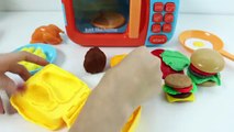 MICROWAVE OVEN TOY Play Dough Food Toy Food Cooking Set for Kids