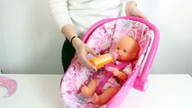 Baby Doll Drinks Milk Magic Baby Bottle Newborn Bathtime Nenuco Baby Doll Girl Toy Videos